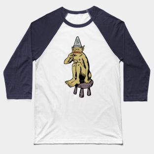 Dunce Goblin Baseball T-Shirt